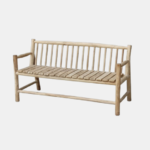 Natural Teak Bench - Image 2