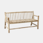 Natural Teak Bench - Image 3
