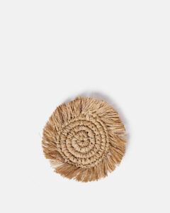 Raffia coasters