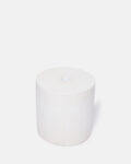 White terrazzo parasol base