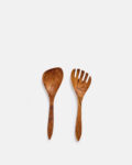 Teak salad servers