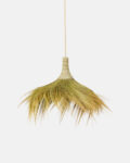 Atas hanging lamp in seagrass and natural rope
