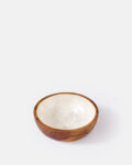 Teak and mother-of-pearl bowl
