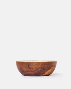 Teak and mother-of-pearl bowl - Image 2