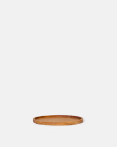 Round teak plate - Image 2