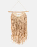Raffia wall hanging